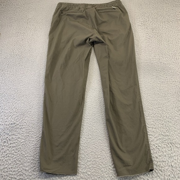 Vuori Ripstop Pant Womens Medium Olive Green VW450 Drawstring 28" Inseam Hiking - Picture 11 of 13